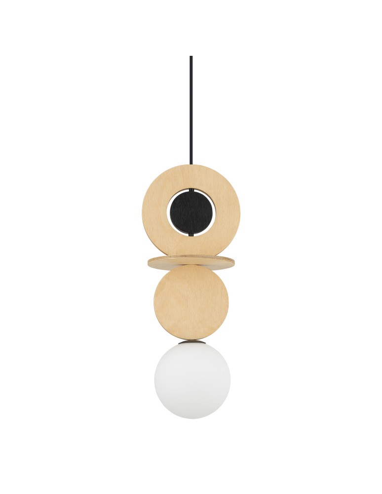 Nowodvorski DROPS WOOD A  Lampy sufitowe Lampy wiszące Max moc 12W only LED G9  Naturalne drewno 11173