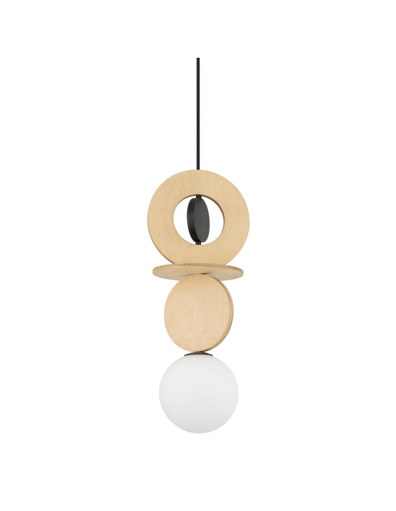 Nowodvorski DROPS WOOD A  Lampy sufitowe Lampy wiszące Max moc 12W only LED G9  Naturalne drewno 11173
