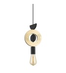 Nowodvorski DROPS WOOD F Lampy sufitowe Lampy wiszące Max moc 25W only LED E27 Złoty 11180 Nowodvorski DROPS WOOD F Lampy sufitowe Lampy wiszące Max moc 25W only LED E27 Złoty 11180
