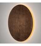 Kinkiety designerskie - Nowodvorski RING TIMBER LED XXL  Ścienna Kinkiety Max moc 22W LED  3000K Ciemne drewno 11178 - product 4