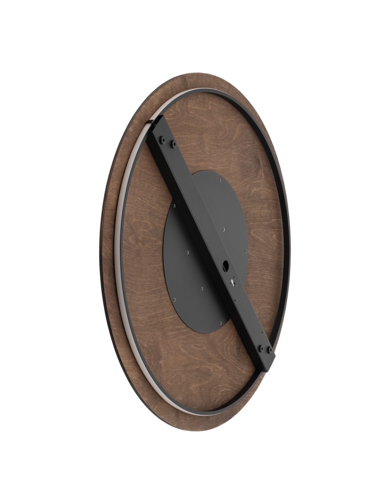 Nowodvorski RING TIMBER LED XXL  Ścienna Kinkiety Max moc 22W LED  3000K Ciemne drewno 11178
