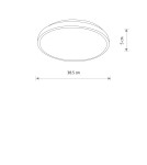 Nowodvorski AGNES ROUND LED PRO Lampy sufitowe Plafon Max moc 22W LED 3000K Czarny 10971 Nowodvorski AGNES ROUND LED PRO Lampy sufitowe Plafon Max moc 22W LED 3000K Czarny 10971