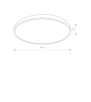Nowodvorski AGNES ROUND LED PRO Lampy sufitowe Plafon Max moc 32W LED 4000K Biały 10980 Nowodvorski AGNES ROUND LED PRO Lampy sufitowe Plafon Max moc 32W LED 4000K Biały 10980