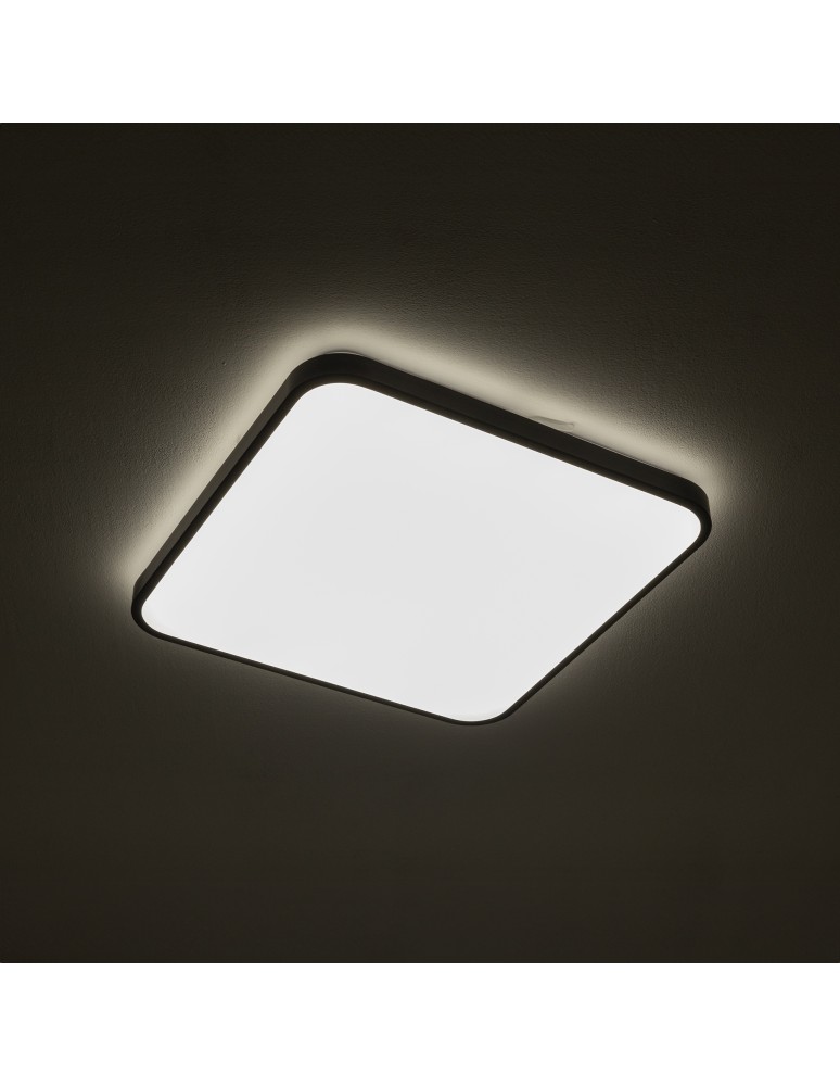 Nowodvorski AGNES SQUARE LED PRO Lampy sufitowe Plafon Max moc 32W LED 3000K Czarny 10985 Nowodvorski AGNES SQUARE LED PRO Lampy sufitowe Plafon Max moc 32W LED 3000K Czarny 10985