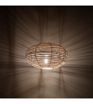 Nowodvorski RATTAN S Lampy sufitowe Lampy wiszące Max moc 25W only LED E27 Naturalne drewno 11153 Nowodvorski RATTAN S Lampy sufitowe Lampy wiszące Max moc 25W only LED E27 Naturalne drewno 11153