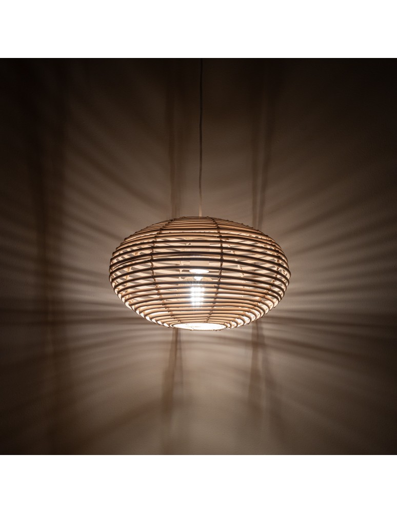 Nowodvorski RATTAN S Lampy sufitowe Lampy wiszące Max moc 25W only LED E27 Naturalne drewno 11153 Nowodvorski RATTAN S Lampy sufitowe Lampy wiszące Max moc 25W only LED E27 Naturalne drewno 11153