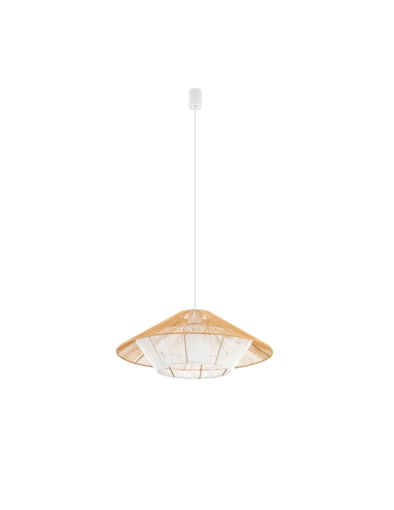 Nowodvorski JAPANDI M Lampy sufitowe Lampy wiszące Max moc 25W only LED E27 Naturalne drewno 11157 Nowodvorski JAPANDI M Lampy sufitowe Lampy wiszące Max moc 25W only LED E27 Naturalne drewno 11157