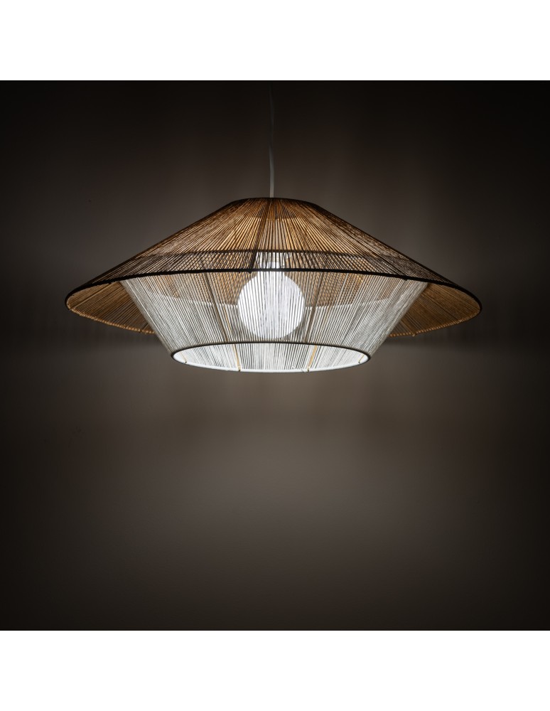 Nowodvorski JAPANDI M Lampy sufitowe Lampy wiszące Max moc 25W only LED E27 Naturalne drewno 11157 Nowodvorski JAPANDI M Lampy sufitowe Lampy wiszące Max moc 25W only LED E27 Naturalne drewno 11157