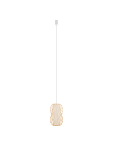 Nowodvorski PUKET S   Lampy sufitowe  Lampy wiszące  Max moc 25W only LED E27 Naturalne drewno 11160
