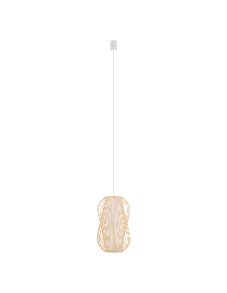 Nowodvorski PUKET M Lampy sufitowe Lampy wiszące Max moc 25W only LED E27 Naturalne drewno 11161 Nowodvorski PUKET M Lampy sufitowe Lampy wiszące Max moc 25W only LED E27 Naturalne drewno 11161