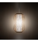 Nowodvorski PUKET M Lampy sufitowe Lampy wiszące Max moc 25W only LED E27 Naturalne drewno 11161 Nowodvorski PUKET M Lampy sufitowe Lampy wiszące Max moc 25W only LED E27 Naturalne drewno 11161