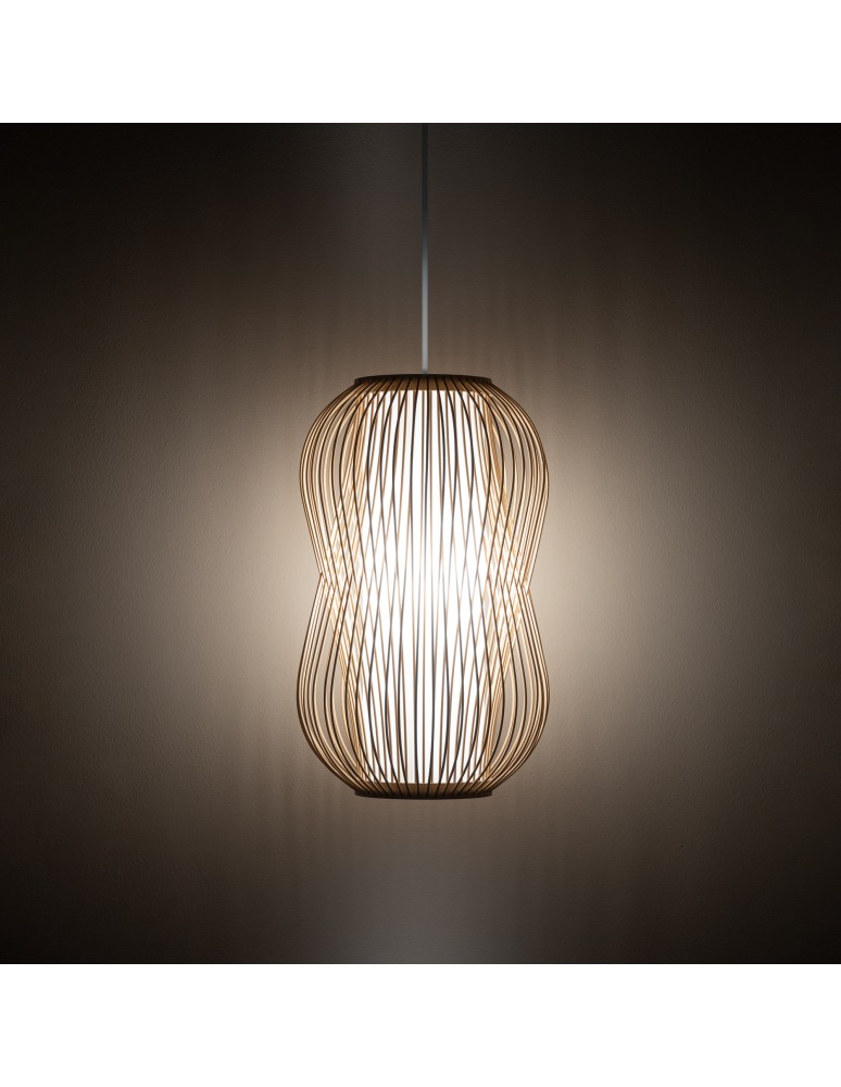 Nowodvorski PUKET M Lampy sufitowe Lampy wiszące Max moc 25W only LED E27 Naturalne drewno 11161 Nowodvorski PUKET M Lampy sufitowe Lampy wiszące Max moc 25W only LED E27 Naturalne drewno 11161