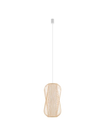 Nowodvorski PUKET L   Lampy sufitowe  Lampy wiszące  Max moc 25W only LED E27 Naturalne drewno 11162