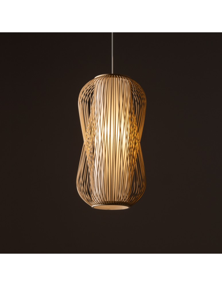 Nowodvorski PUKET L Lampy sufitowe Lampy wiszące Max moc 25W only LED E27 Naturalne drewno 11162 Nowodvorski PUKET L Lampy sufitowe Lampy wiszące Max moc 25W only LED E27 Naturalne drewno 11162