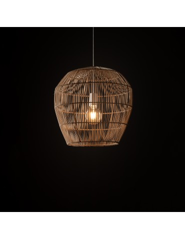 Nowodvorski HAITI S   Lampy sufitowe  Lampy wiszące  Max moc 25W only LED E27 Naturalne drewno 11163 - produkt 2