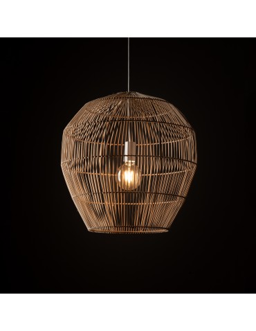 Nowodvorski HAITI M   Lampy sufitowe  Lampy wiszące  Max moc 25W only LED E27 Naturalne drewno 11164 - produkt 2