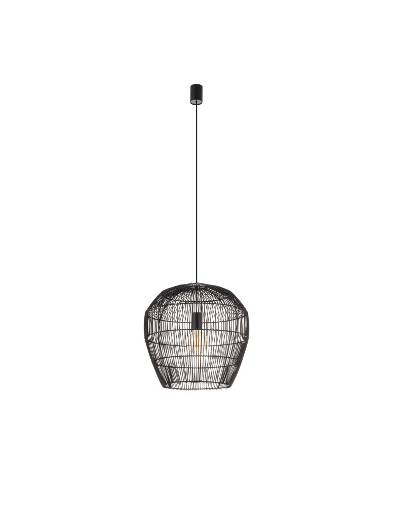 Nowodvorski HAITI S Lampy sufitowe Lampy wiszące Max moc 25W only LED E27 Czarny 11166 Nowodvorski HAITI S Lampy sufitowe Lampy wiszące Max moc 25W only LED E27 Czarny 11166