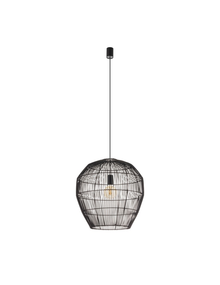 Nowodvorski HAITI M Lampy sufitowe Lampy wiszące Max moc 25W only LED E27 Czarny 11167 Nowodvorski HAITI M Lampy sufitowe Lampy wiszące Max moc 25W only LED E27 Czarny 11167