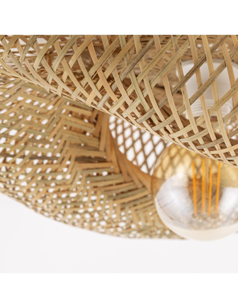 Lampy sufitowe boho - Nowodvorski HAVANA S  Lampy sufitowe Sufitowa Max moc 25W only LED E27  Naturalne drewno 11170 - product kolory-swiatla.pl 6