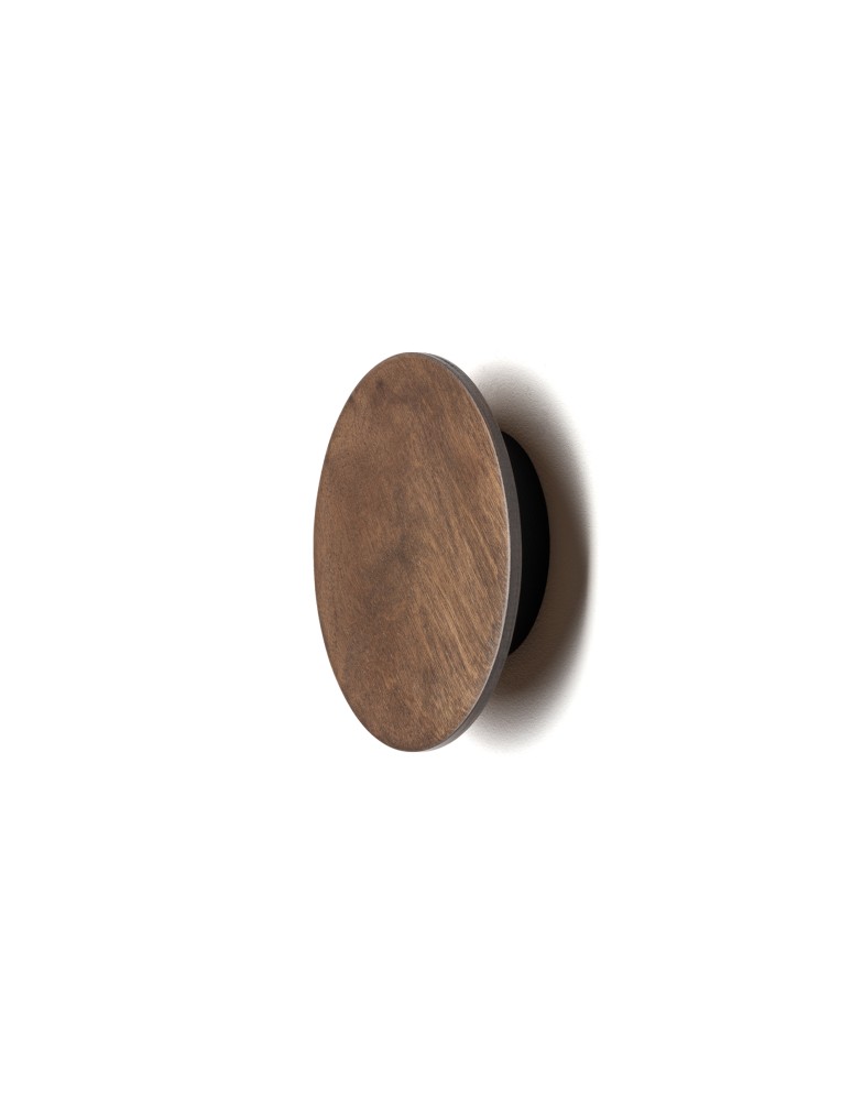 Nowodvorski RING TIMBER LED S  Ścienna Kinkiety Max moc 7W LED  3000K Ciemne drewno 11288