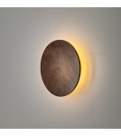 Kinkiety designerskie - Nowodvorski RING TIMBER LED S  Ścienna Kinkiety Max moc 7W LED  3000K Ciemne drewno 11288 - product 4