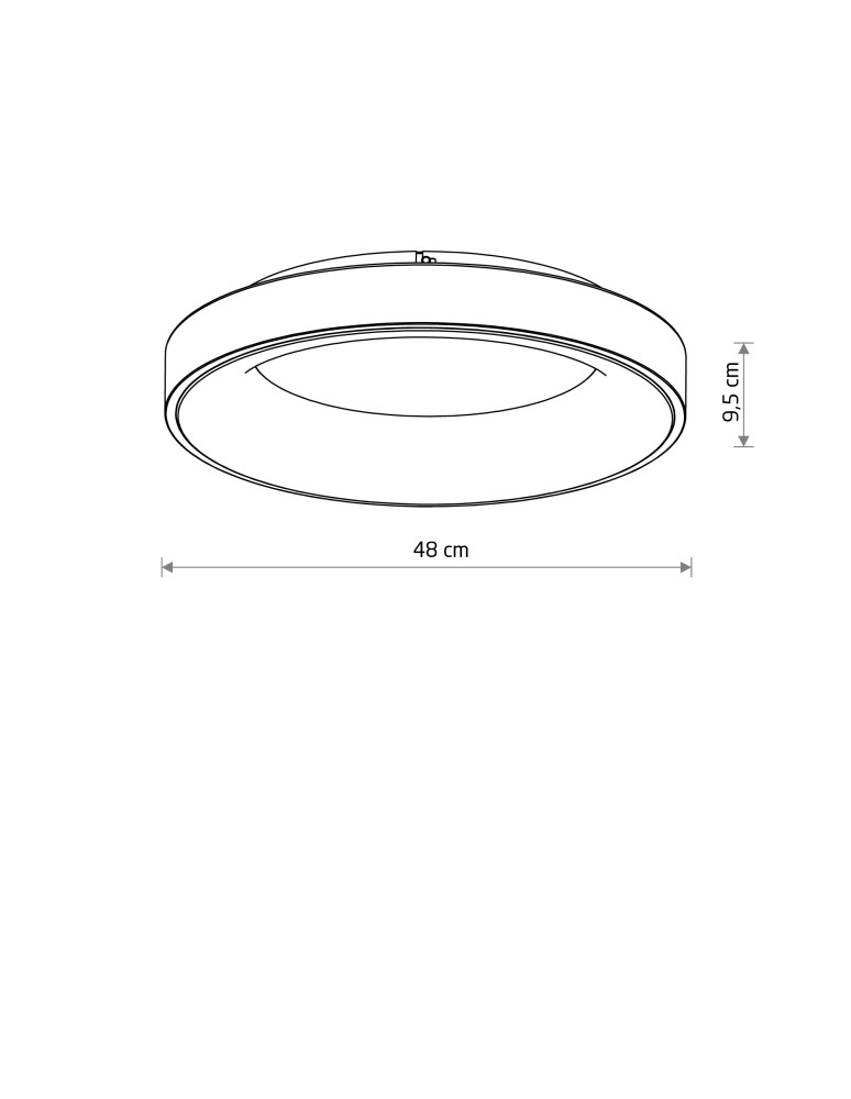 Nowodvorski NIKKI ROUND LED Lampy sufitowe Plafon Max moc 48W LED 3000K Biały 11201 Nowodvorski NIKKI ROUND LED Lampy sufitowe Plafon Max moc 48W LED 3000K Biały 11201