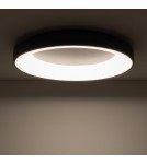 Lampy sufitowe LED - Nowodvorski NIKKI ROUND LED  Lampy sufitowe Plafon Max moc 60W LED  3000K Czarny 11208 - product 2