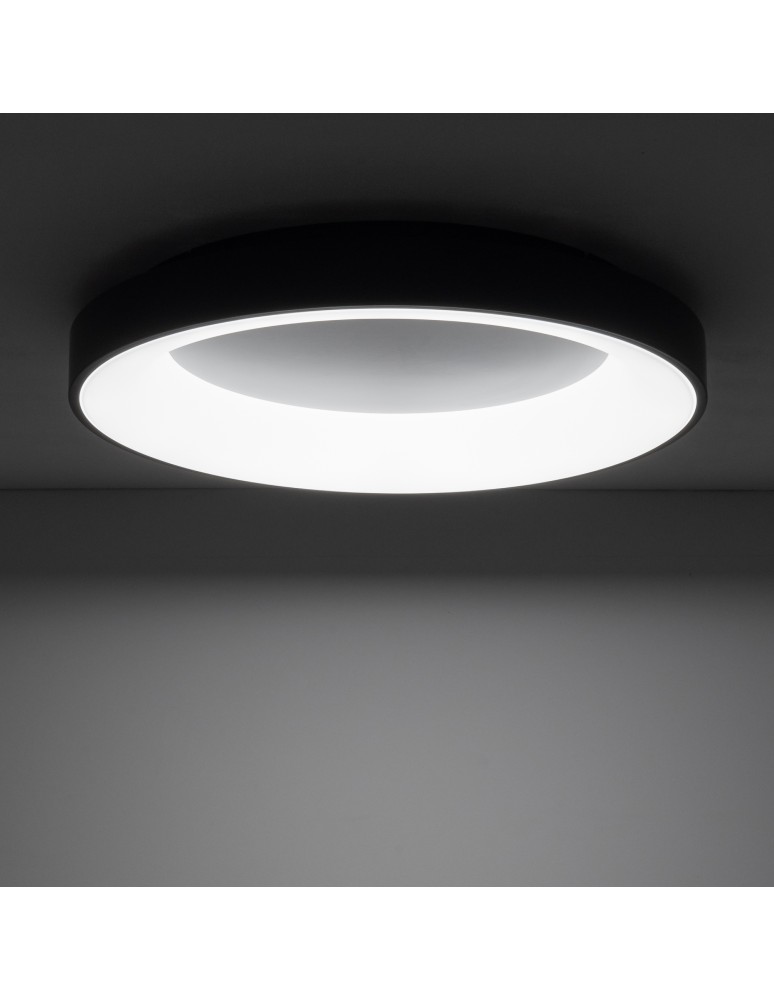 Nowodvorski NIKKI ROUND LED Lampy sufitowe Plafon Max moc 60W LED 4000K Czarny 11212 Nowodvorski NIKKI ROUND LED Lampy sufitowe Plafon Max moc 60W LED 4000K Czarny 11212