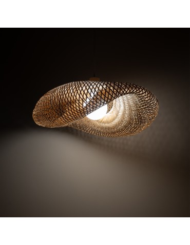 Nowodvorski HAVANA M   Lampy sufitowe  Lampy wiszące  Max moc 25W only LED E27 Naturalne drewno 11396 - produkt 2