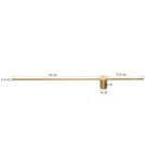 Kinkiety designerskie - Step into Design Lampa ścienna SPARO LED złota 100cm             - product 7