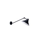 Kinkiety loftowe - industrialne - Nowodvorski TECHNO Ścienna Kinkiet regulowane Max moc 1x60W E27  Czarny 9145 - product 1