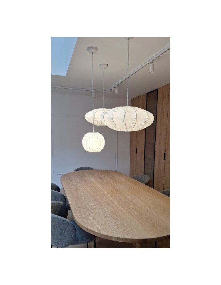 Step Into Design Lampa wisząca SILK X-shape biała 60 cm ST-2334-60  Step Into Design Lampa wisząca SILK X-shape biała 60 cm ST-2334-60