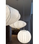 Step Into Design Lampa wisząca SILK biała 50 cm ST-2330-50 Step Into Design Lampa wisząca SILK biała 50 cm ST-2330-50
