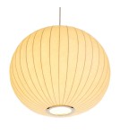 Step Into Design Lampa wisząca SILK biała 50 cm ST-2330-50 Step Into Design Lampa wisząca SILK biała 50 cm ST-2330-50