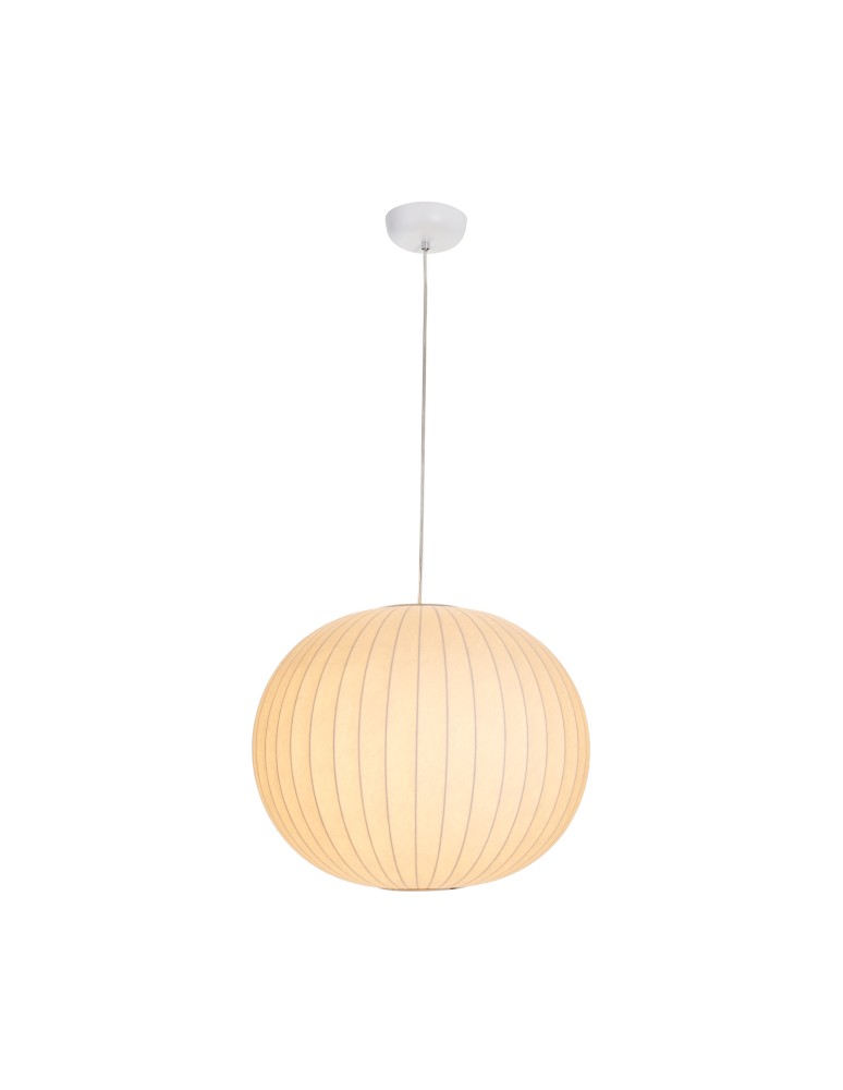 Step Into Design Lampa wisząca SILK biała 50 cm ST-2330-50 Step Into Design Lampa wisząca SILK biała 50 cm ST-2330-50