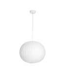 Step Into Design Lampa wisząca SILK biała 50 cm ST-2330-50 Step Into Design Lampa wisząca SILK biała 50 cm ST-2330-50