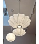 Step Into Design Lampa wisząca SILK biała 50 cm ST-2330-50 Step Into Design Lampa wisząca SILK biała 50 cm ST-2330-50
