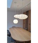 Step Into Design Lampa wisząca SILK biała 50 cm ST-2330-50 Step Into Design Lampa wisząca SILK biała 50 cm ST-2330-50