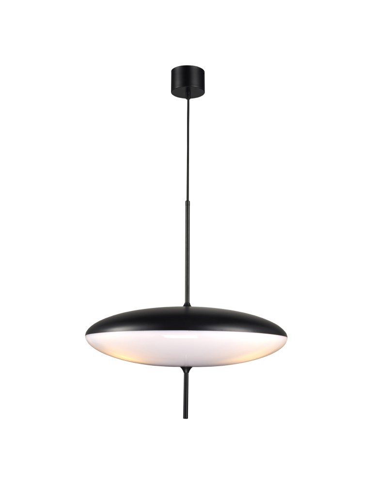 Step Into Design Lampa wisząca PIATTO biało-czarna 50 cm ST-9222P WB Step Into Design Lampa wisząca PIATTO biało-czarna 50 cm ST-9222P WB