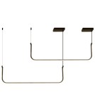 Step Into Design Lampa wisząca MINIMA-2 led czarna 120 cm MP0095-2-120 Step Into Design Lampa wisząca MINIMA-2 led czarna 120 cm MP0095-2-120
