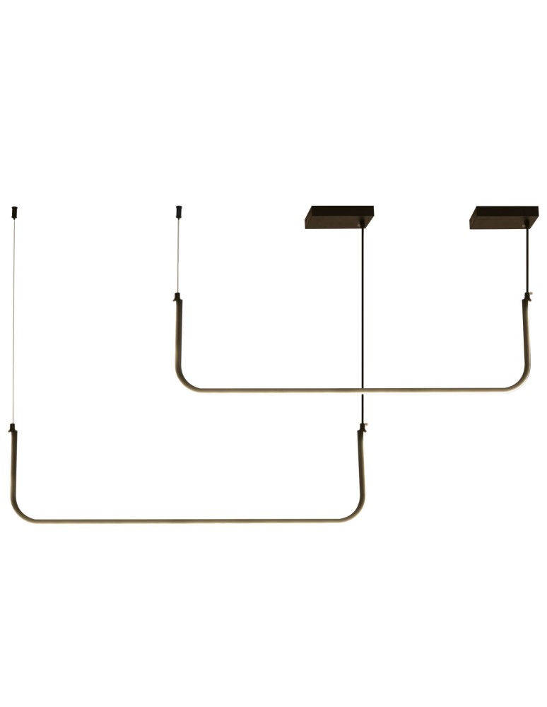 Step Into Design Lampa wisząca MINIMA-2 led czarna 120 cm MP0095-2-120 Step Into Design Lampa wisząca MINIMA-2 led czarna 120 cm MP0095-2-120