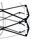 Step Into Design Lampa wisząca SPACE LED czarna 60 cm ST-9858 P/S black Step Into Design Lampa wisząca SPACE LED czarna 60 cm ST-9858 P/S black