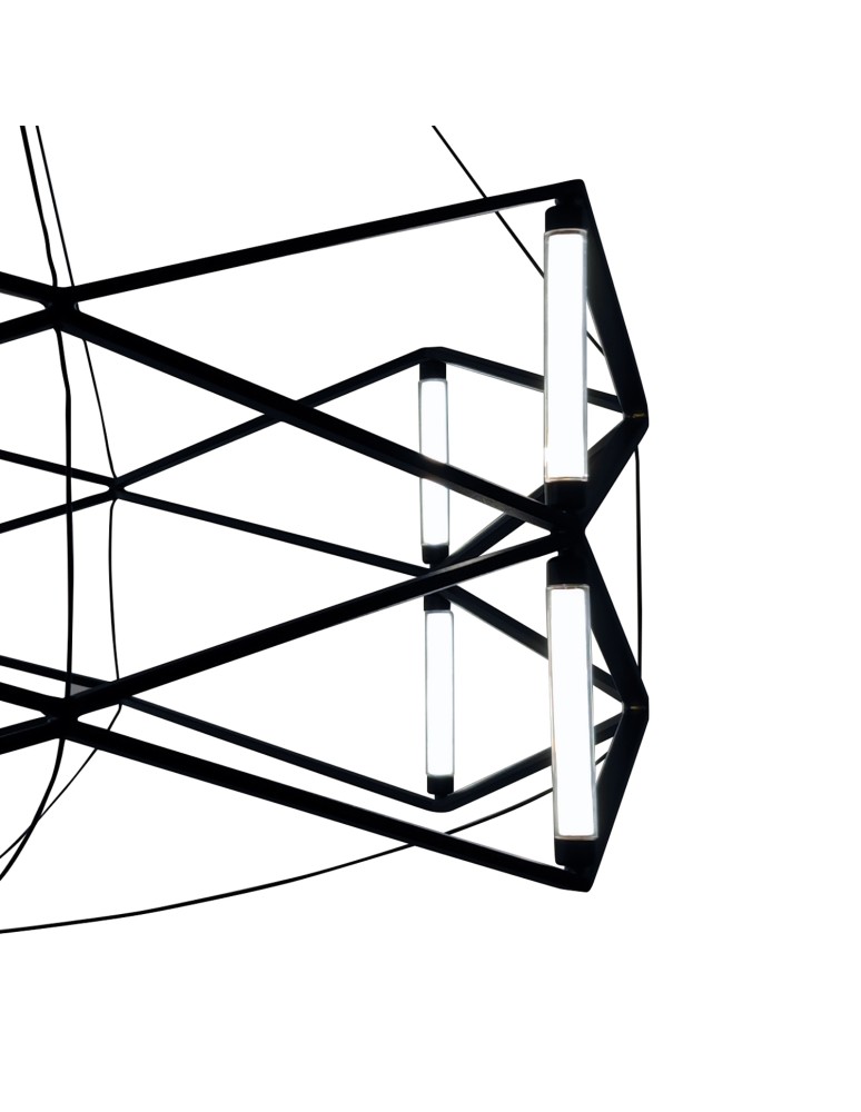 Step Into Design Lampa wisząca SPACE LED czarna 60 cm ST-9858 P/S black Step Into Design Lampa wisząca SPACE LED czarna 60 cm ST-9858 P/S black