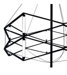 Step Into Design Lampa wisząca SPACE LED czarna 60 cm ST-9858 P/S black Step Into Design Lampa wisząca SPACE LED czarna 60 cm ST-9858 P/S black