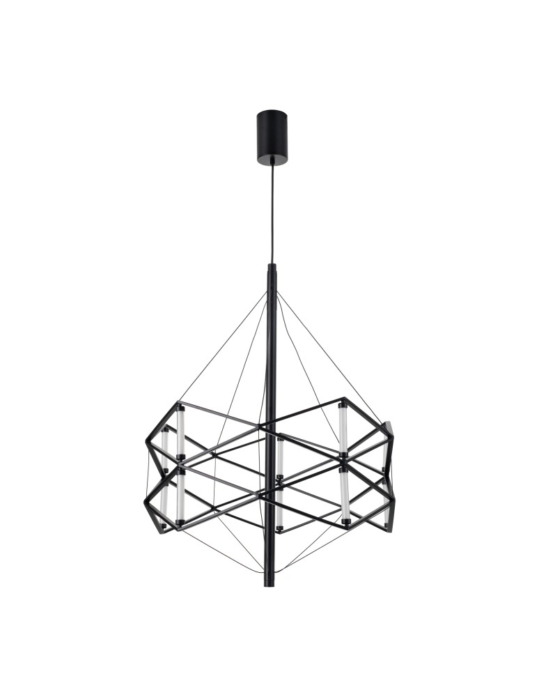 Step Into Design Lampa wisząca SPACE LED czarna 60 cm ST-9858 P/S black Step Into Design Lampa wisząca SPACE LED czarna 60 cm ST-9858 P/S black