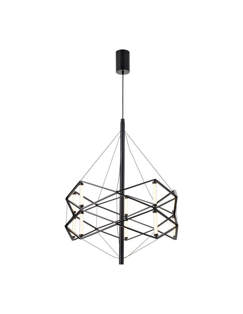 Step Into Design Lampa wisząca SPACE LED czarna 60 cm ST-9858 P/S black Step Into Design Lampa wisząca SPACE LED czarna 60 cm ST-9858 P/S black