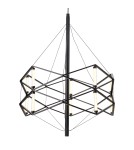 Step Into Design Lampa wisząca SPACE LED czarna 60 cm ST-9858 P/S black Step Into Design Lampa wisząca SPACE LED czarna 60 cm ST-9858 P/S black