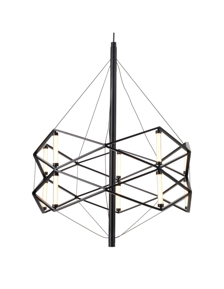 Step Into Design Lampa wisząca SPACE LED czarna 60 cm ST-9858 P/S black Step Into Design Lampa wisząca SPACE LED czarna 60 cm ST-9858 P/S black