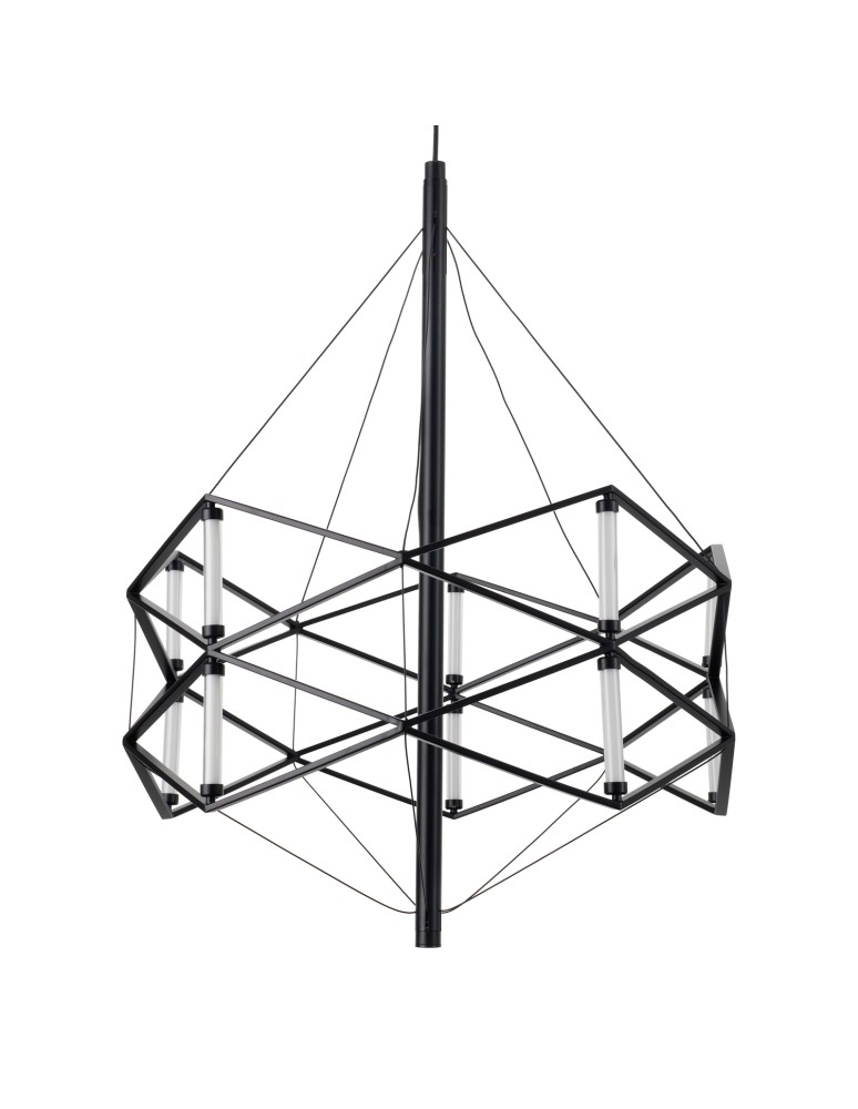 Step Into Design Lampa wisząca SPACE LED czarna 60 cm ST-9858 P/S black Step Into Design Lampa wisząca SPACE LED czarna 60 cm ST-9858 P/S black