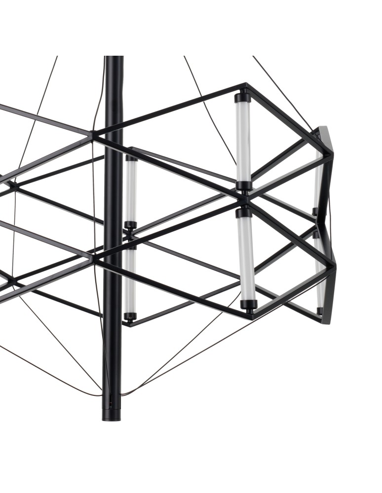 Step Into Design Lampa wisząca SPACE LED czarna 60 cm ST-9858 P/S black Step Into Design Lampa wisząca SPACE LED czarna 60 cm ST-9858 P/S black